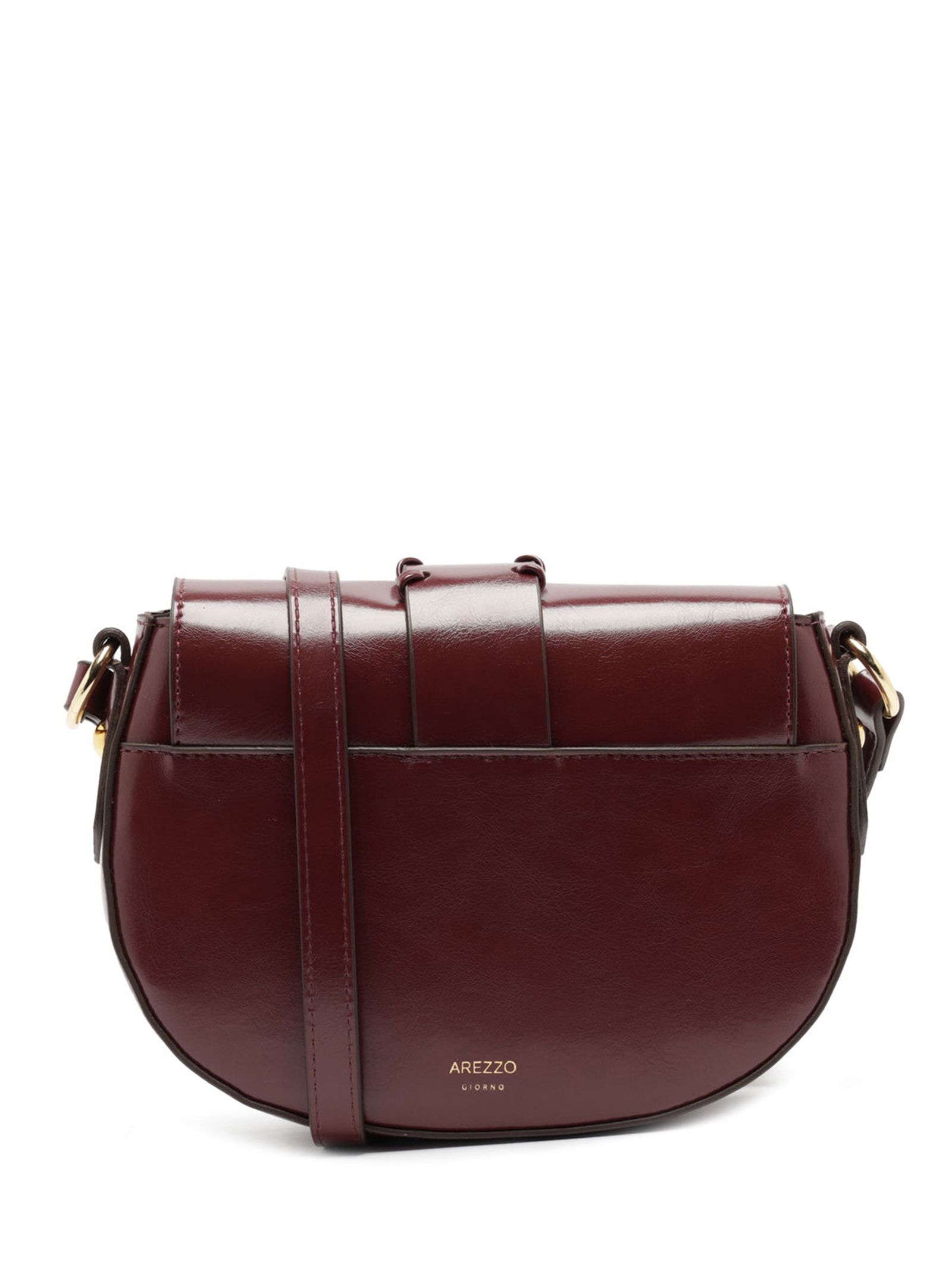 Bolsa Feminina Tiracolo Média Barbicacho Vinho Arezzo