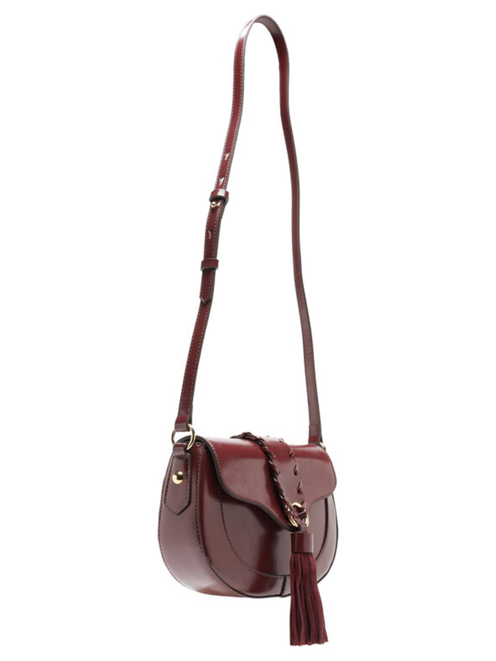 Bolsa Feminina Tiracolo Média Barbicacho Vinho Arezzo
