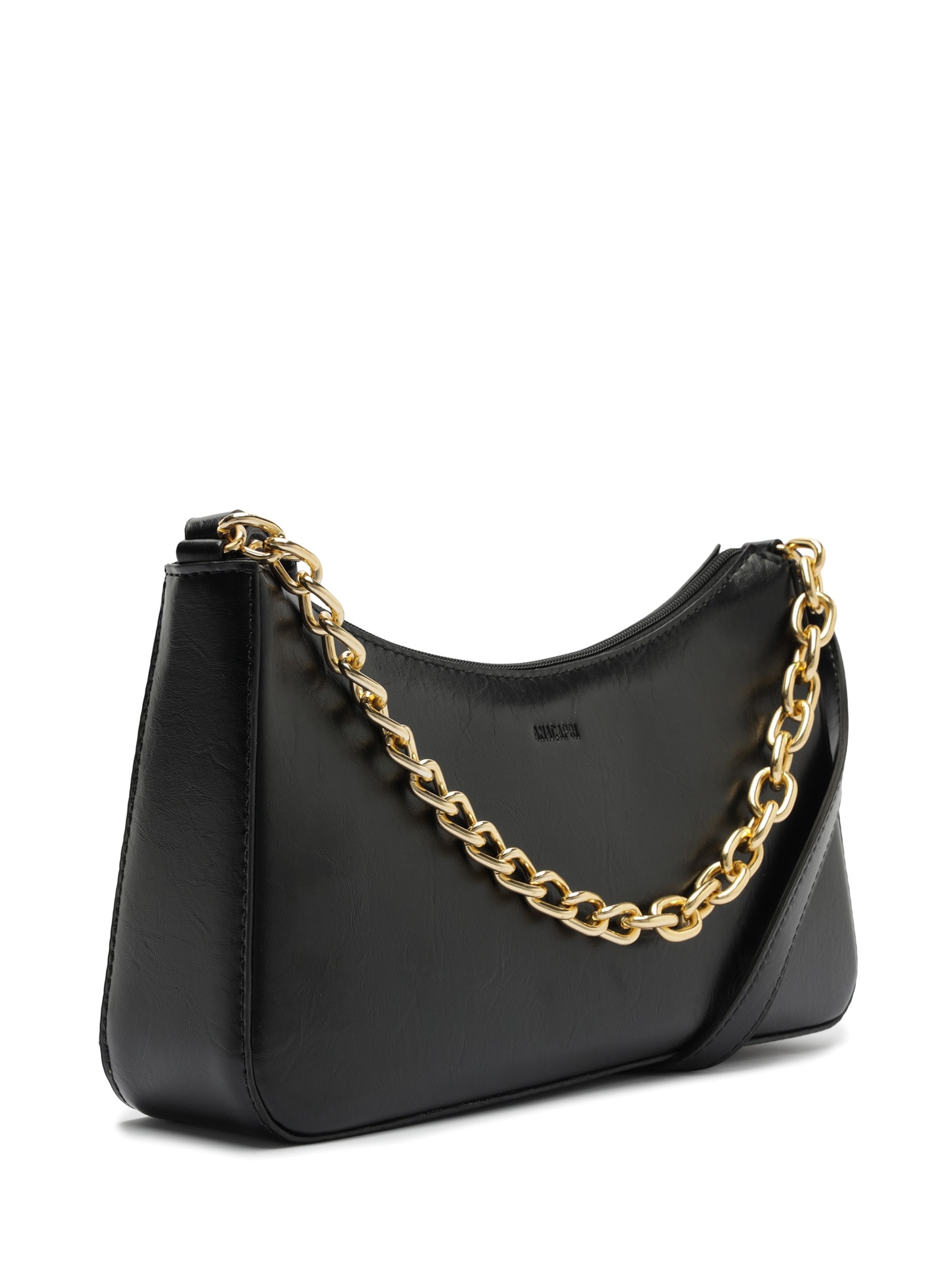 Bolsa Feminina Tiracolo Média Corrente Preto Anacapri