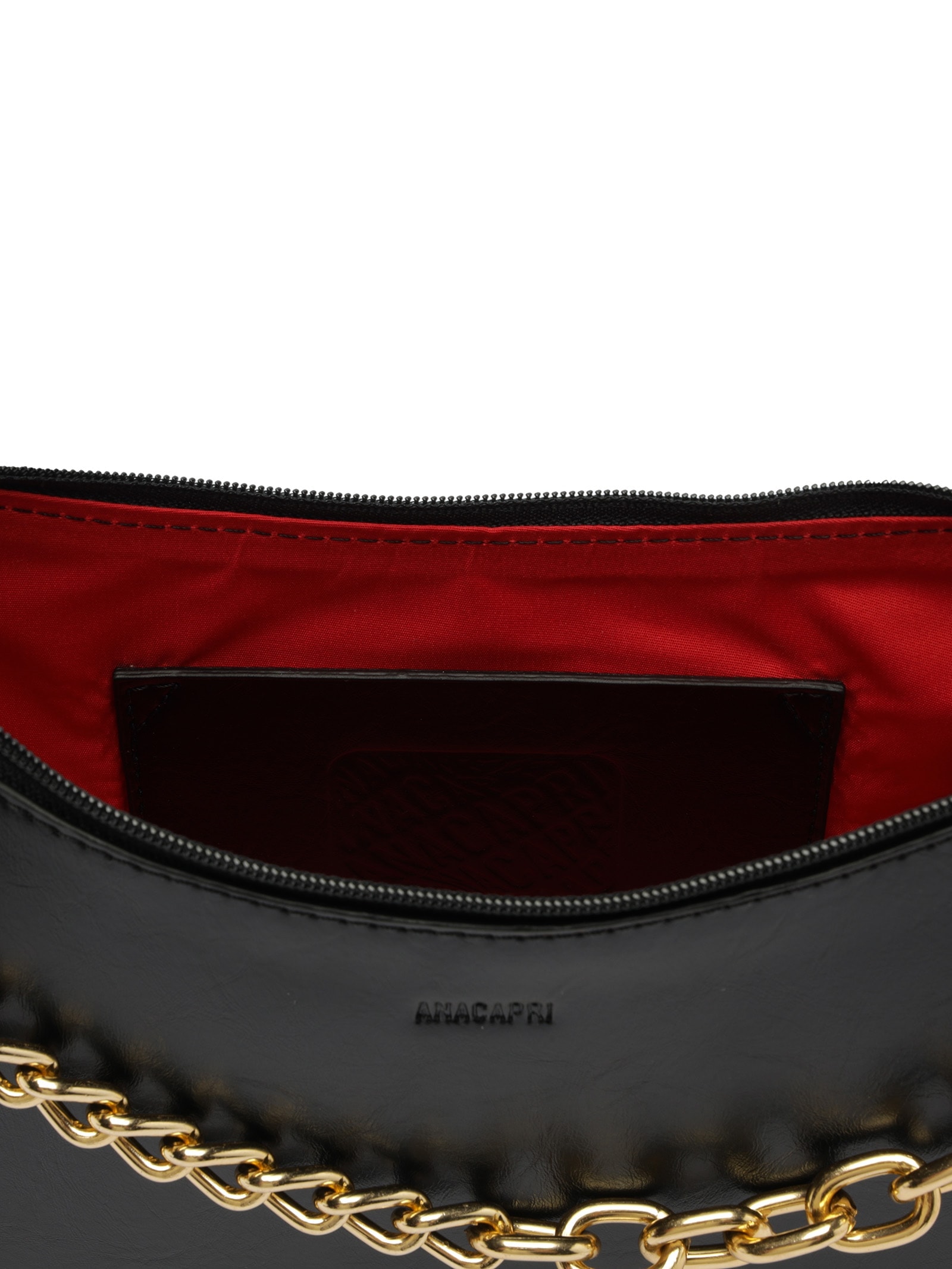 Bolsa Feminina Tiracolo Média Corrente Preto Anacapri