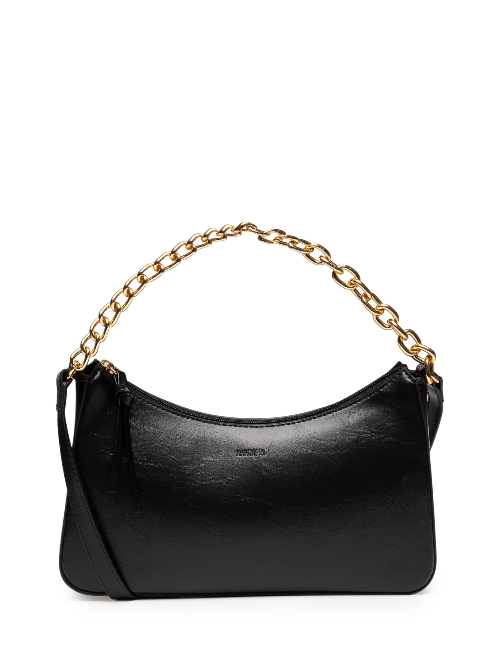 Bolsa Feminina Tiracolo Média Corrente Preto Anacapri