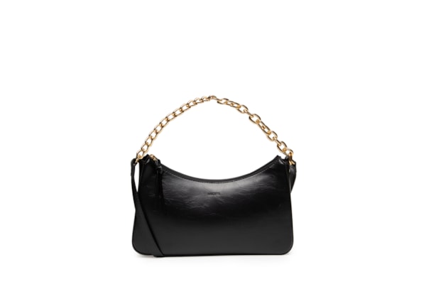 Bolsa Feminina Tiracolo Média Corrente - Preto