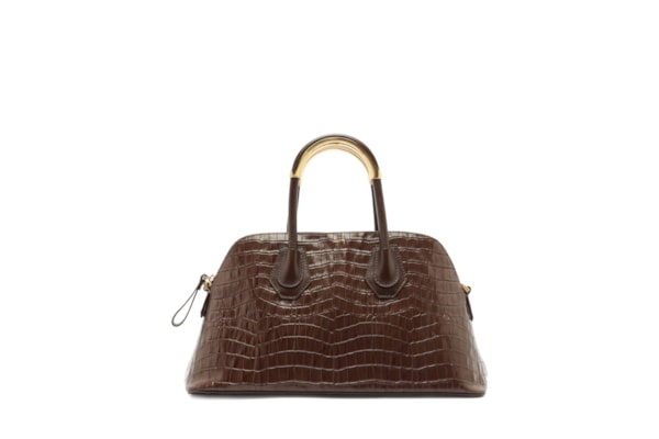 Bolsa Feminina Tiracolo Média Couro - Marrom