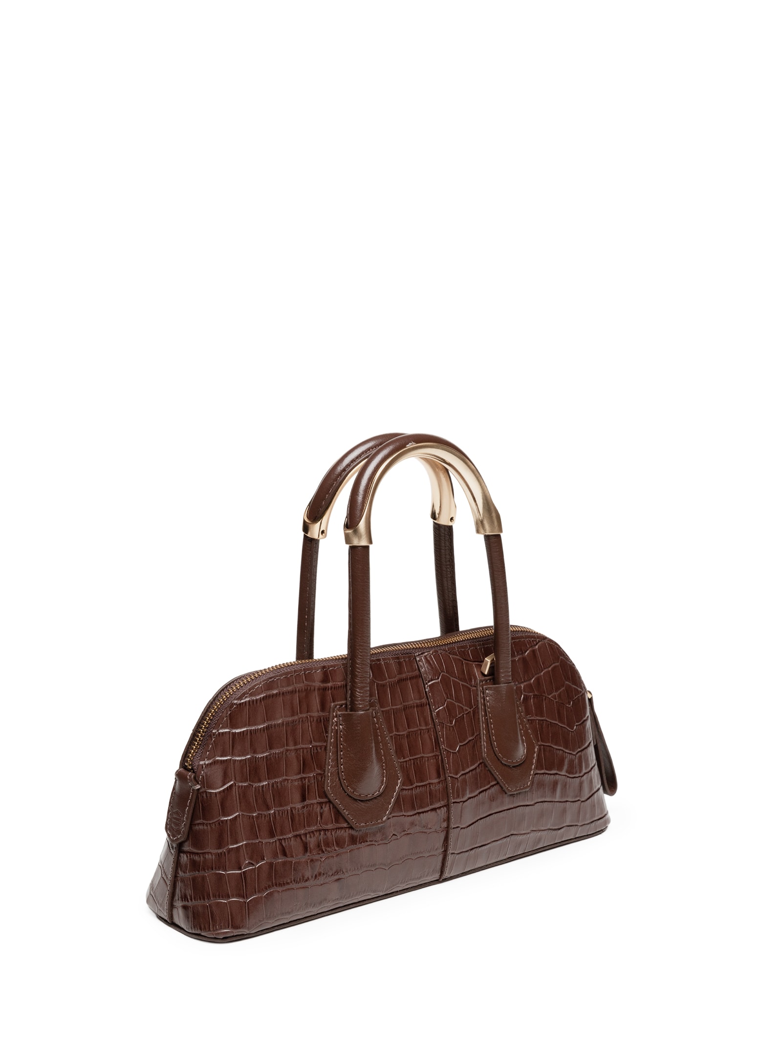 Bolsa Feminina Tiracolo Média Couro Marrom Arezzo