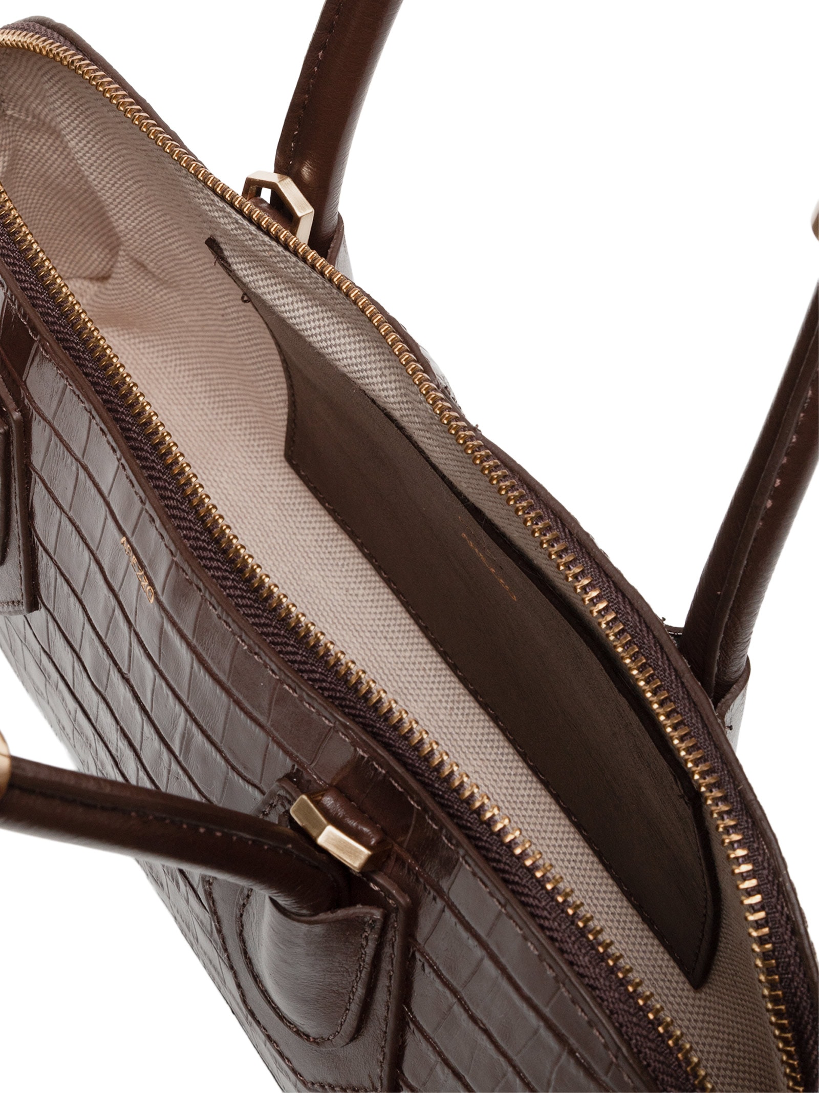 Bolsa Feminina Tiracolo Média Couro Marrom Arezzo