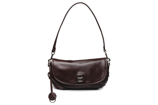 Bolsa Feminina Tiracolo Média Couro - Marrom