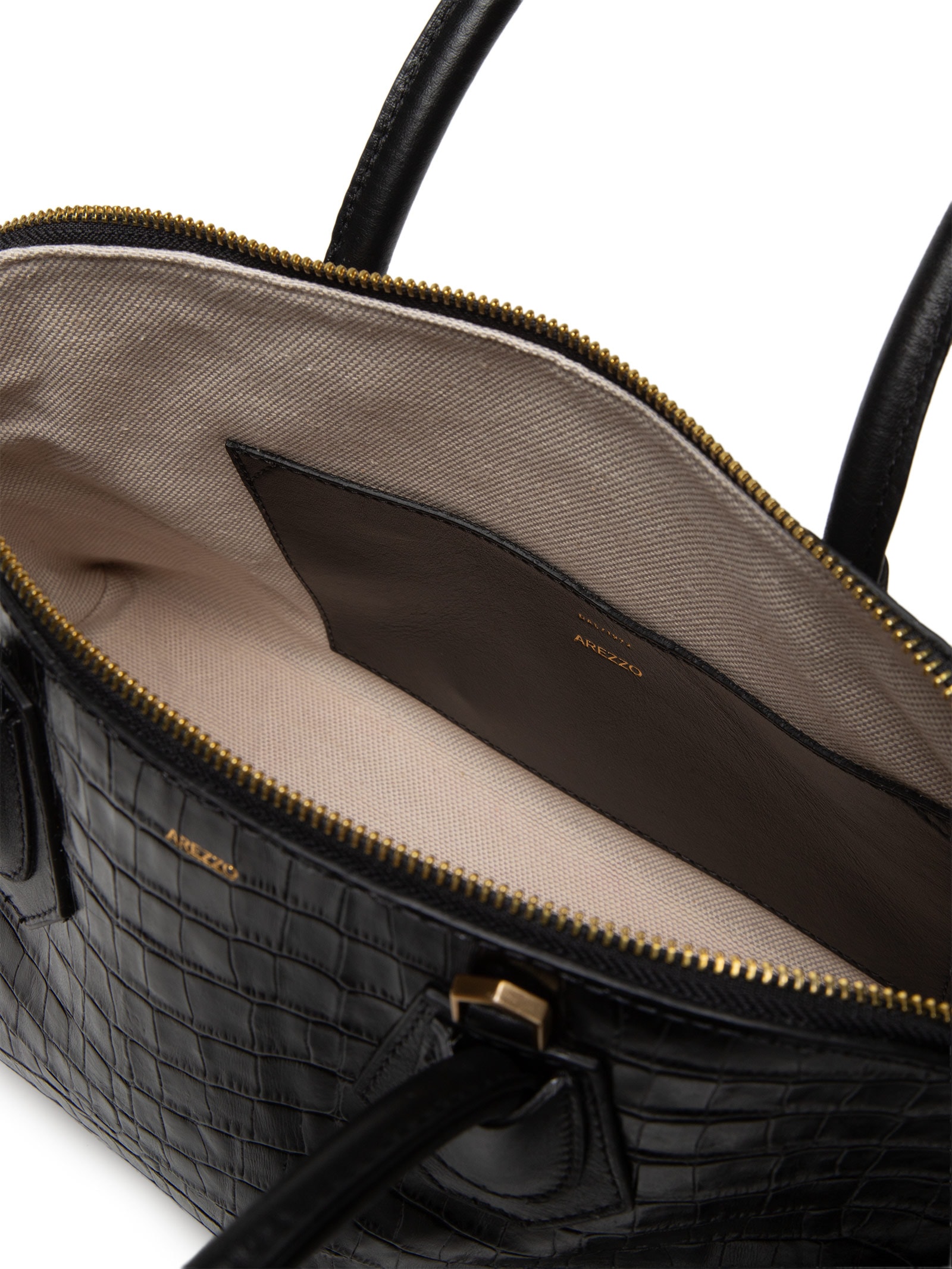 Bolsa Feminina Tiracolo Média Couro Preto Arezzo