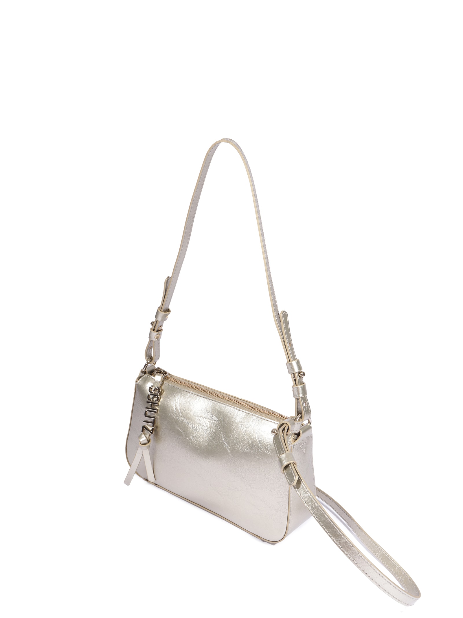 Bolsa Feminina Tiracolo Média Dourado Schutz