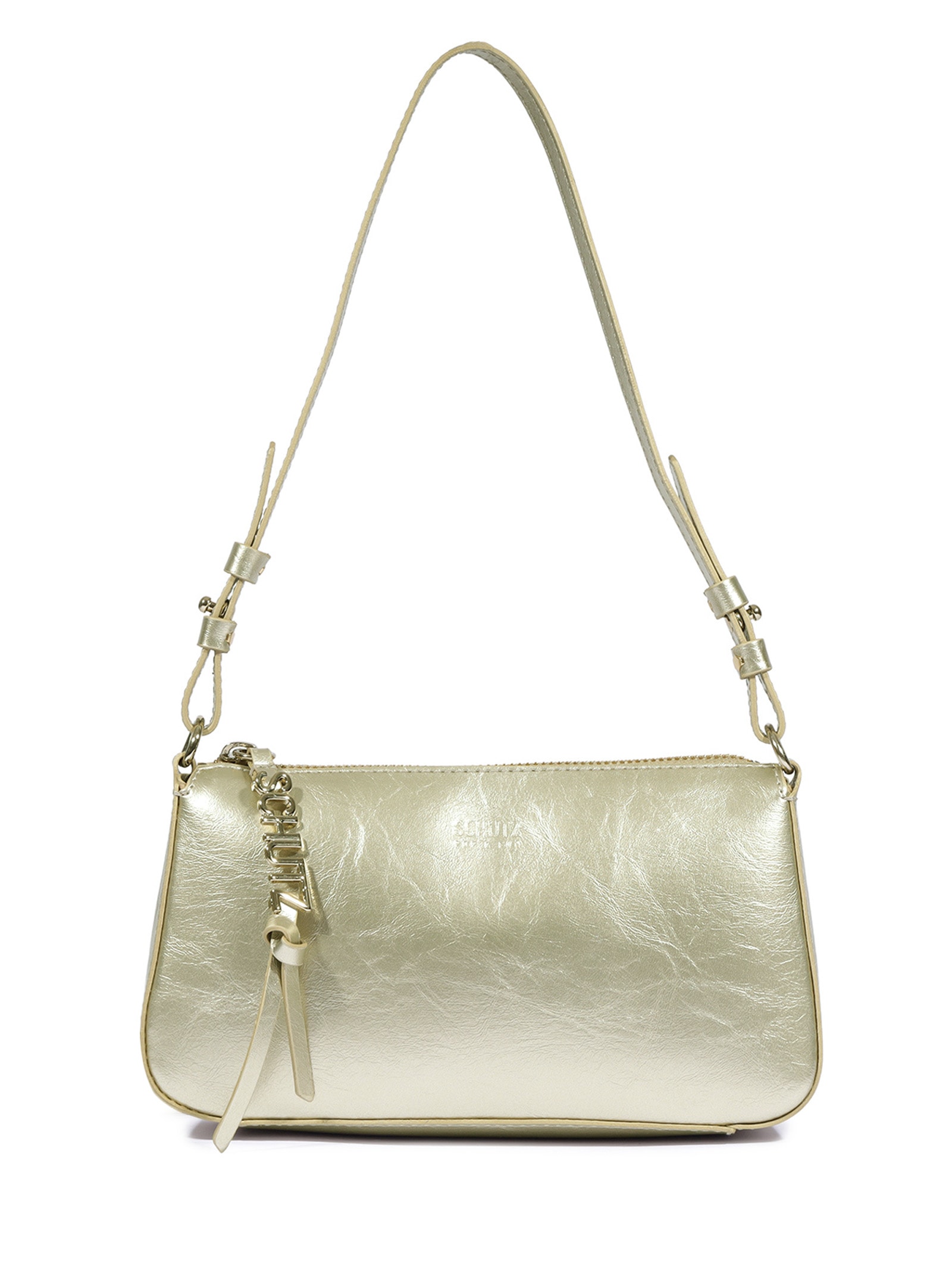 Bolsa Feminina Tiracolo Média Dourado Schutz