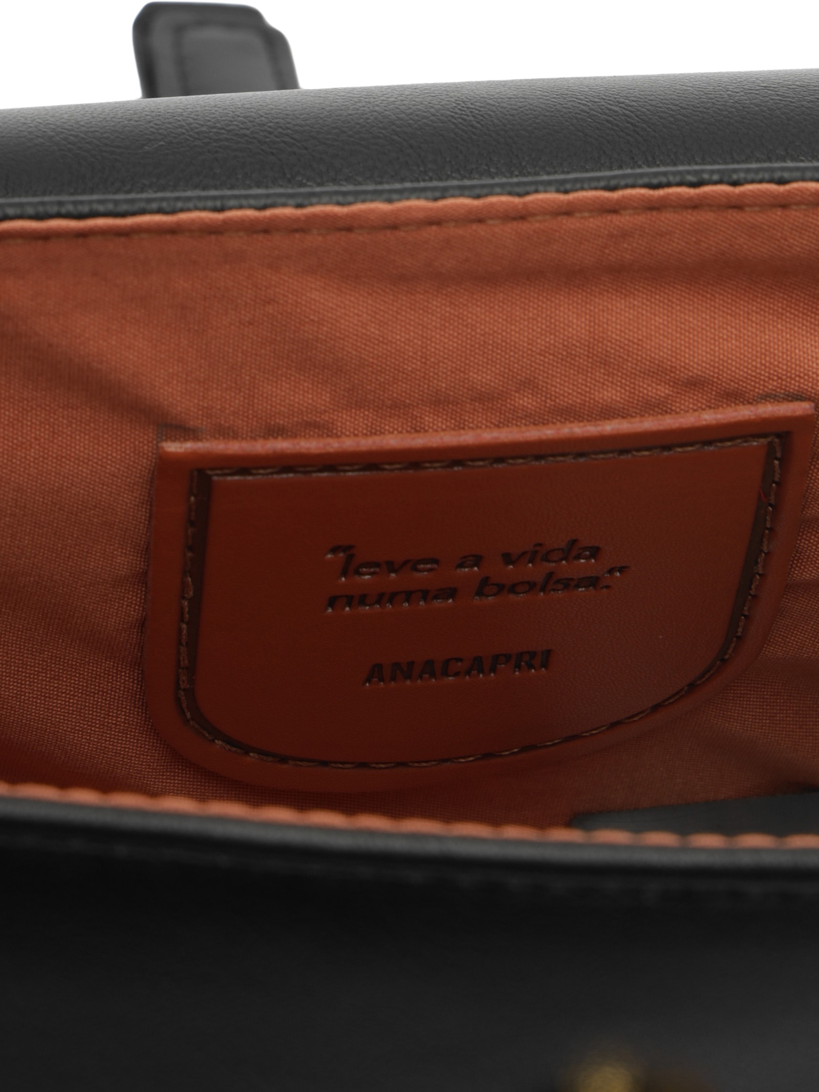 Bolsa Feminina Tiracolo Média Fivela Preto Anacapri