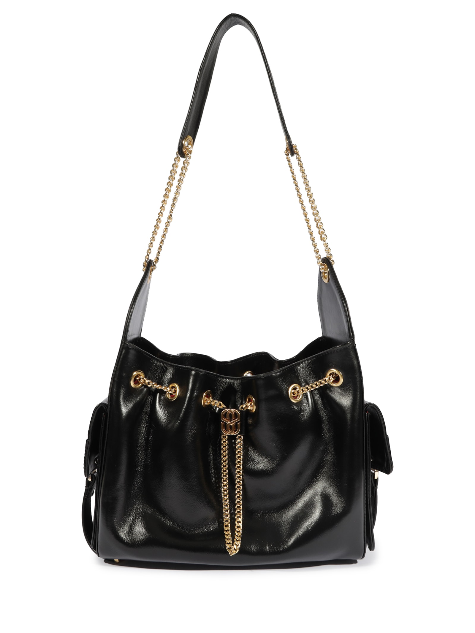 Bolsa Feminina Tiracolo Média Lilibet Couro Preta Schutz