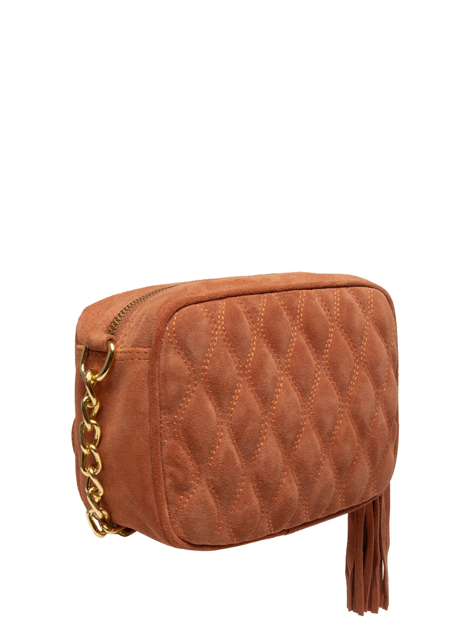 Bolsa Feminina Tiracolo Média Marrom Luiza Barcelos