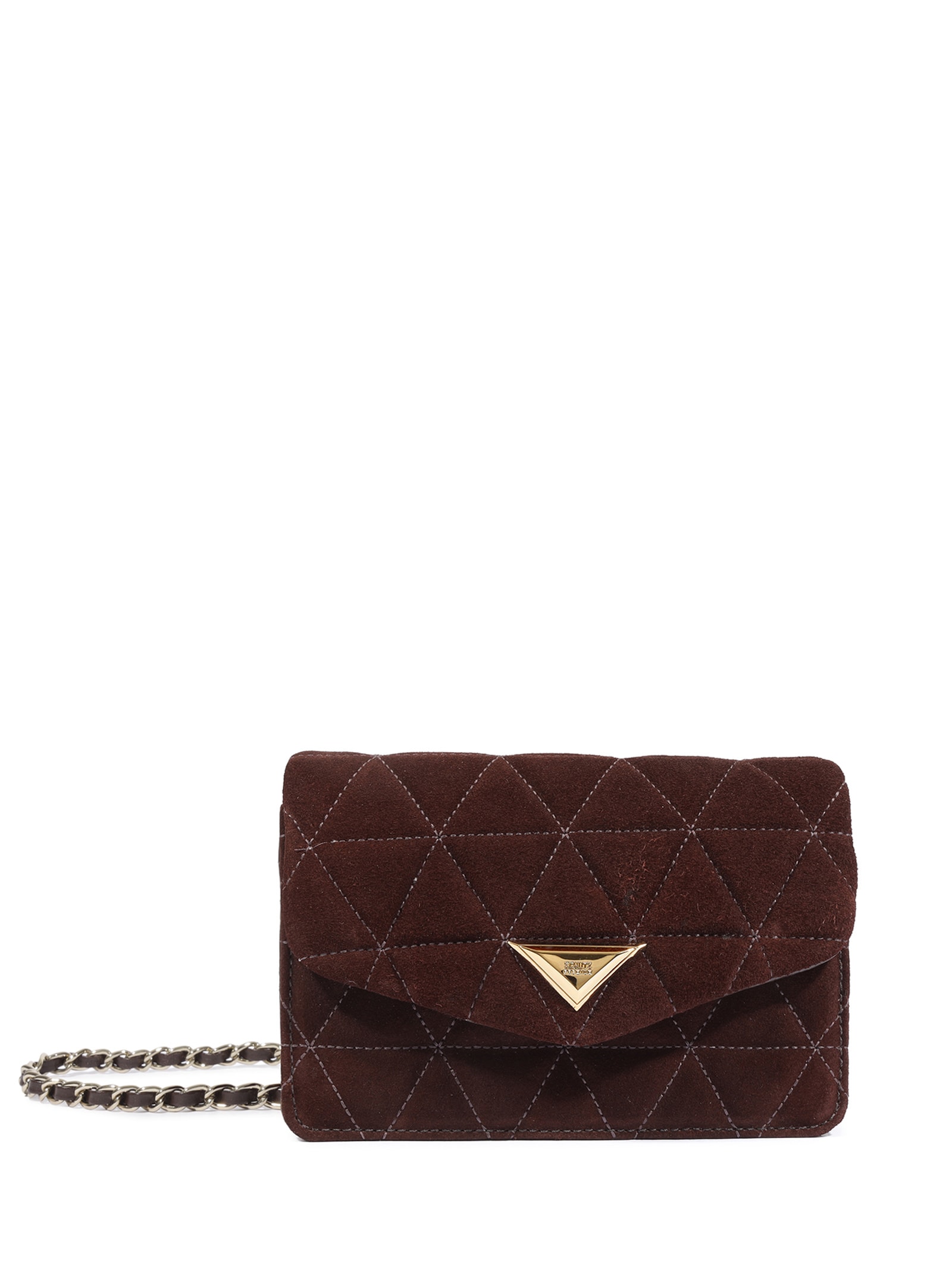 Bolsa Feminina Tiracolo Média Marrom Schutz