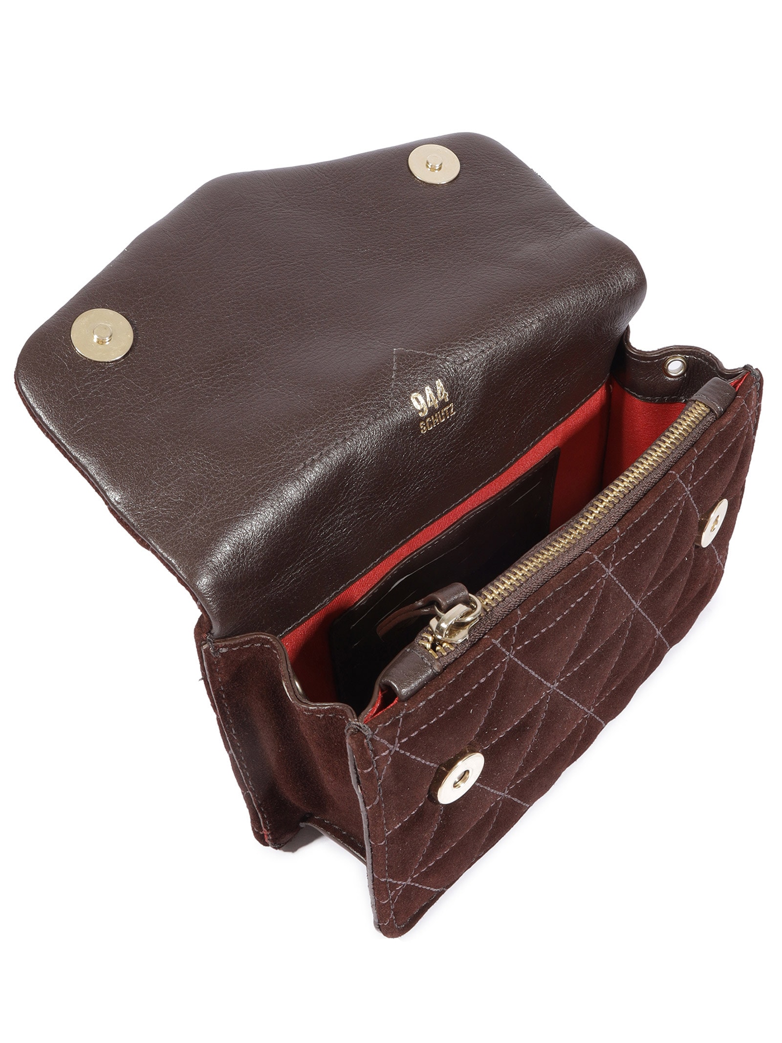 Bolsa Feminina Tiracolo Média Marrom Schutz