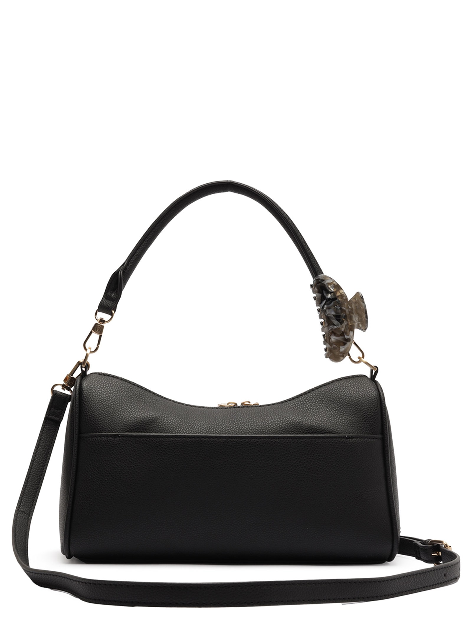 Bolsa Feminina Tiracolo Média Presilha Preto Anacapri