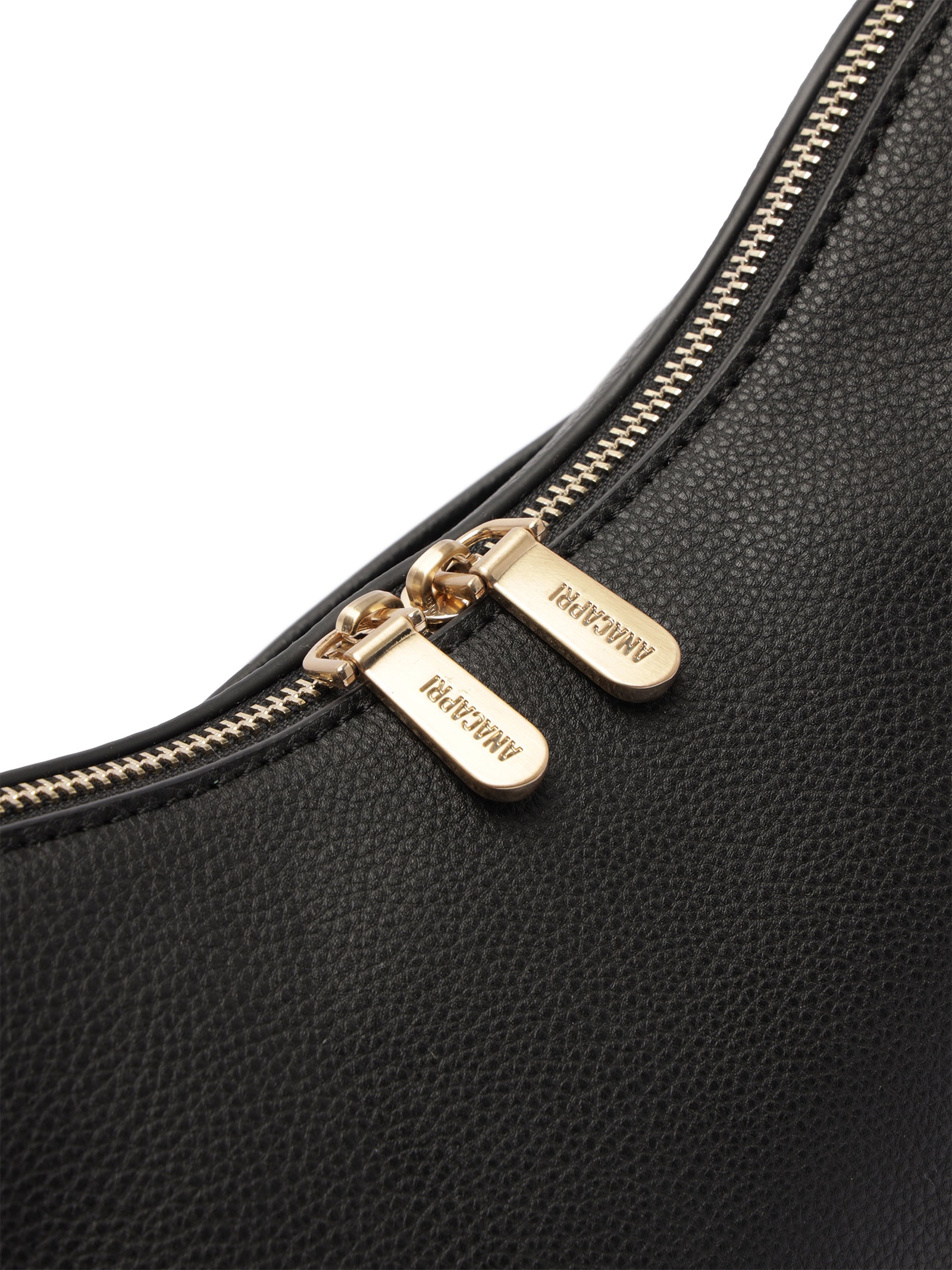 Bolsa Feminina Tiracolo Média Presilha Preto Anacapri