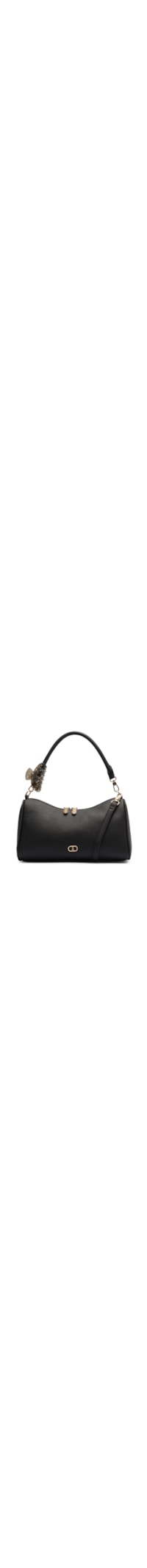 Bolsa Feminina Tiracolo Média Presilha - Preto