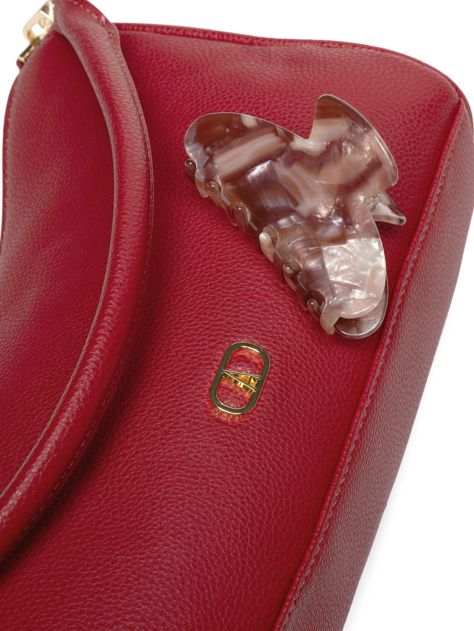 Bolsa Feminina Tiracolo Média Presilha – Vermelho Anacapri