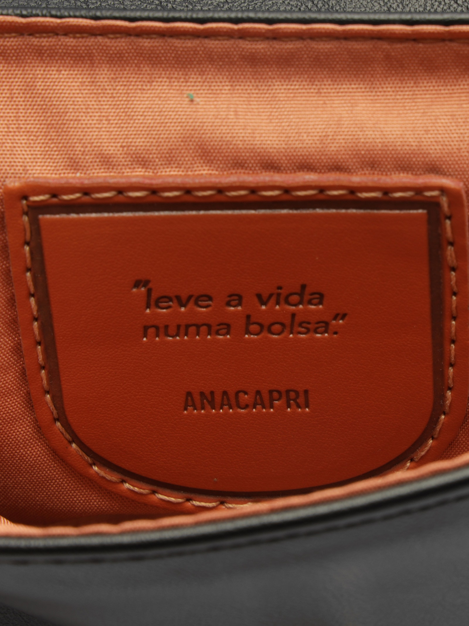 Bolsa Feminina Tiracolo Média Preto Anacapri