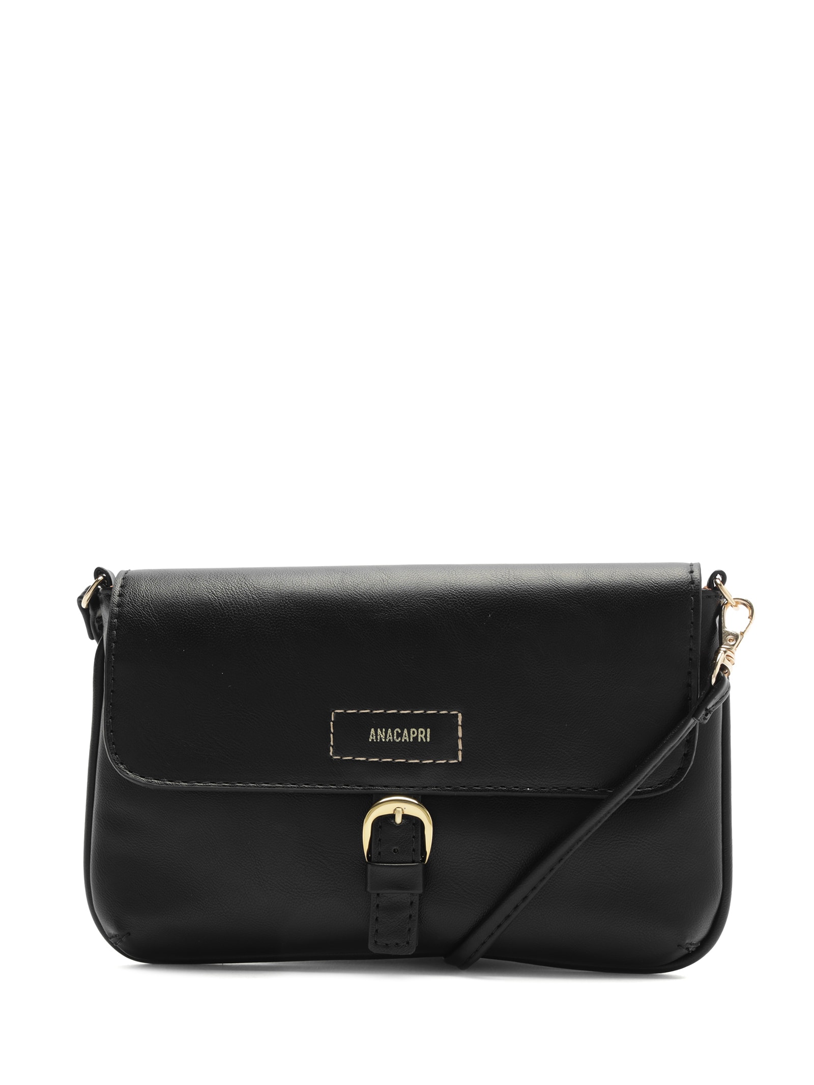 Bolsa Feminina Tiracolo Média Preto Anacapri