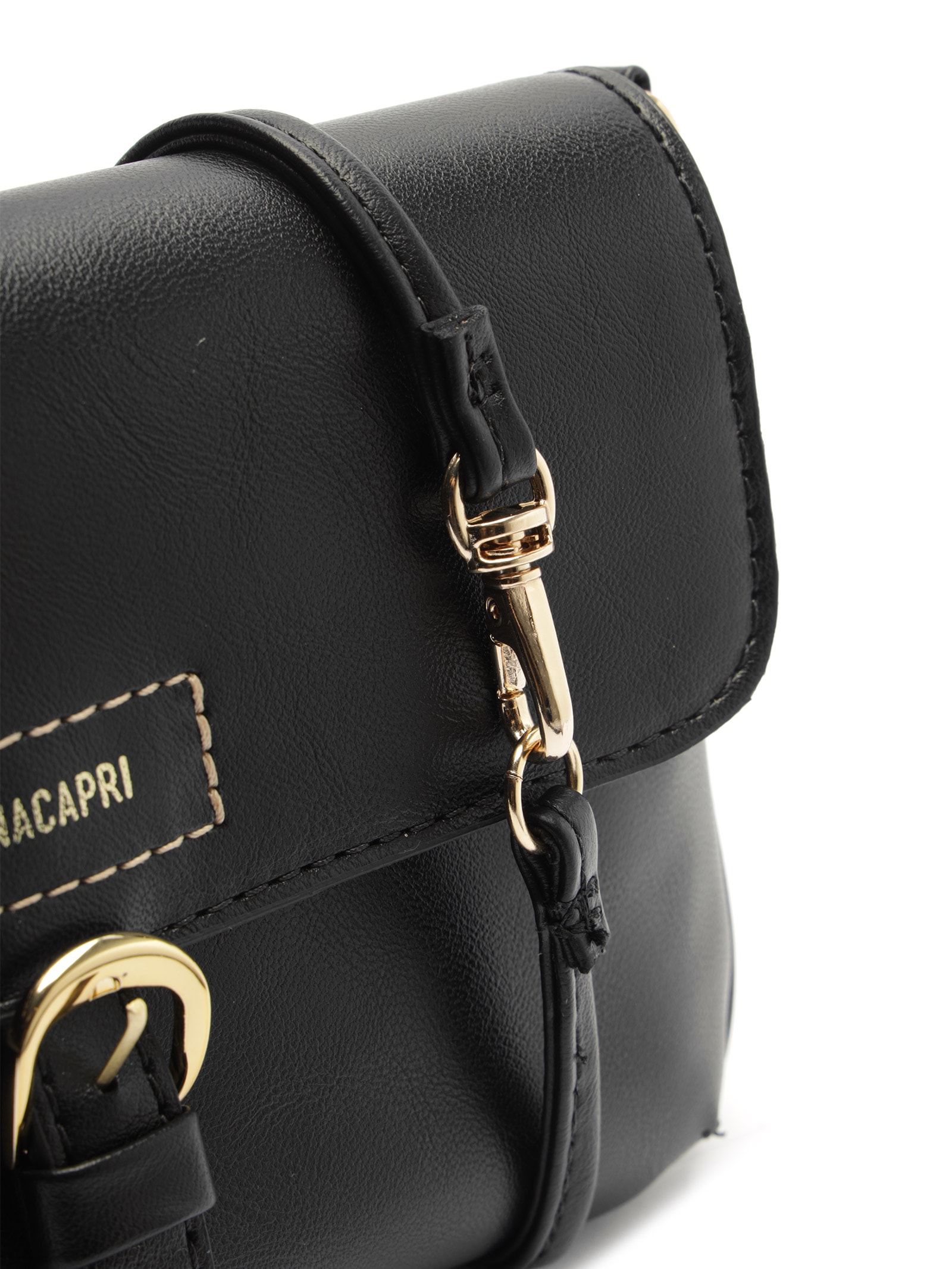 Bolsa Feminina Tiracolo Média Preto Anacapri