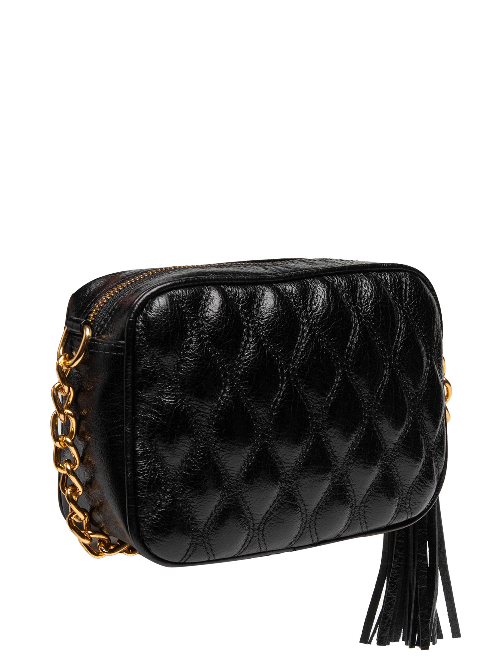 Bolsa Feminina Tiracolo Média Preto Luiza Barcelos