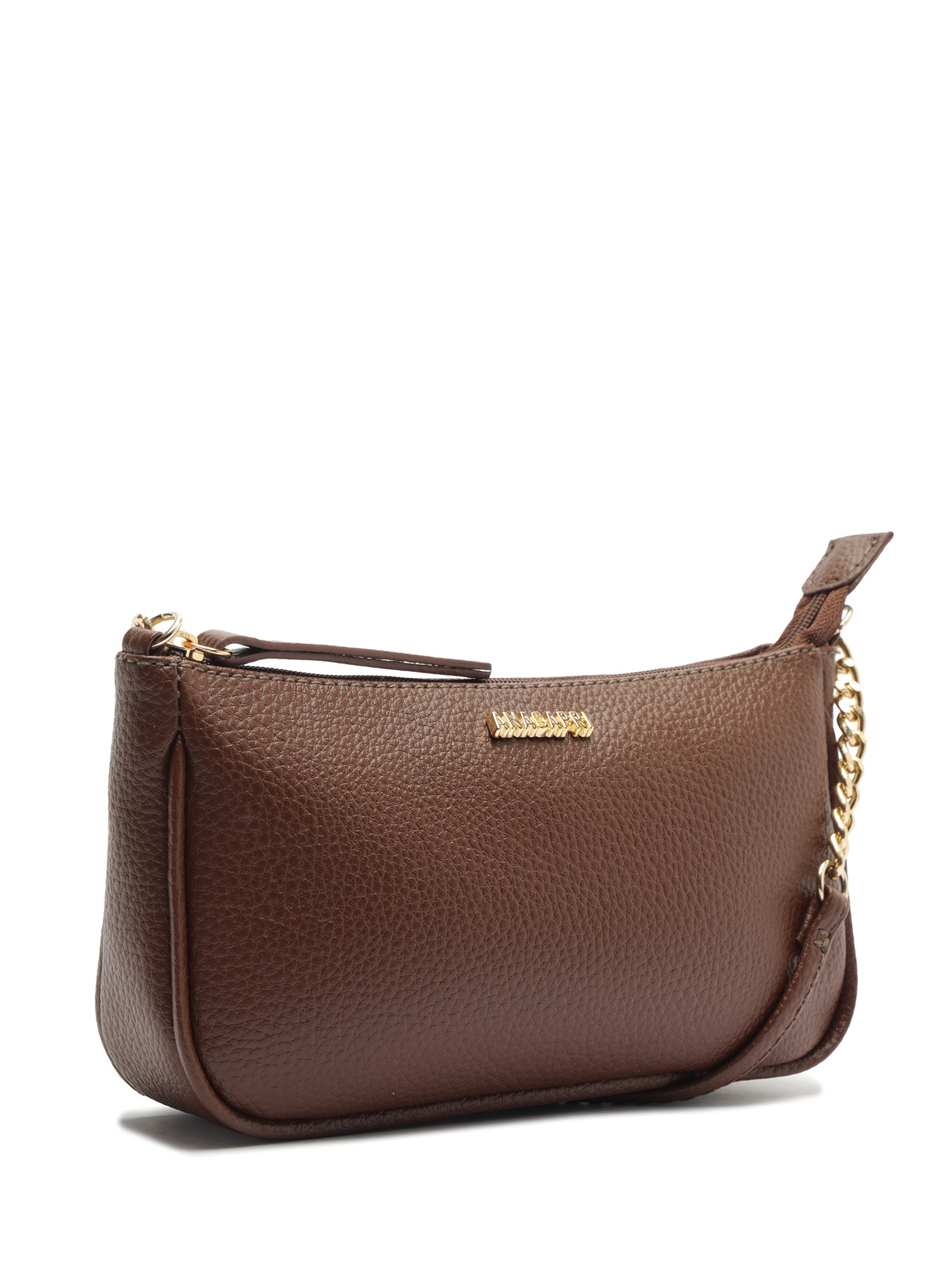 Bolsa Feminina Tiracolo Média Snake Marrom Anacapri