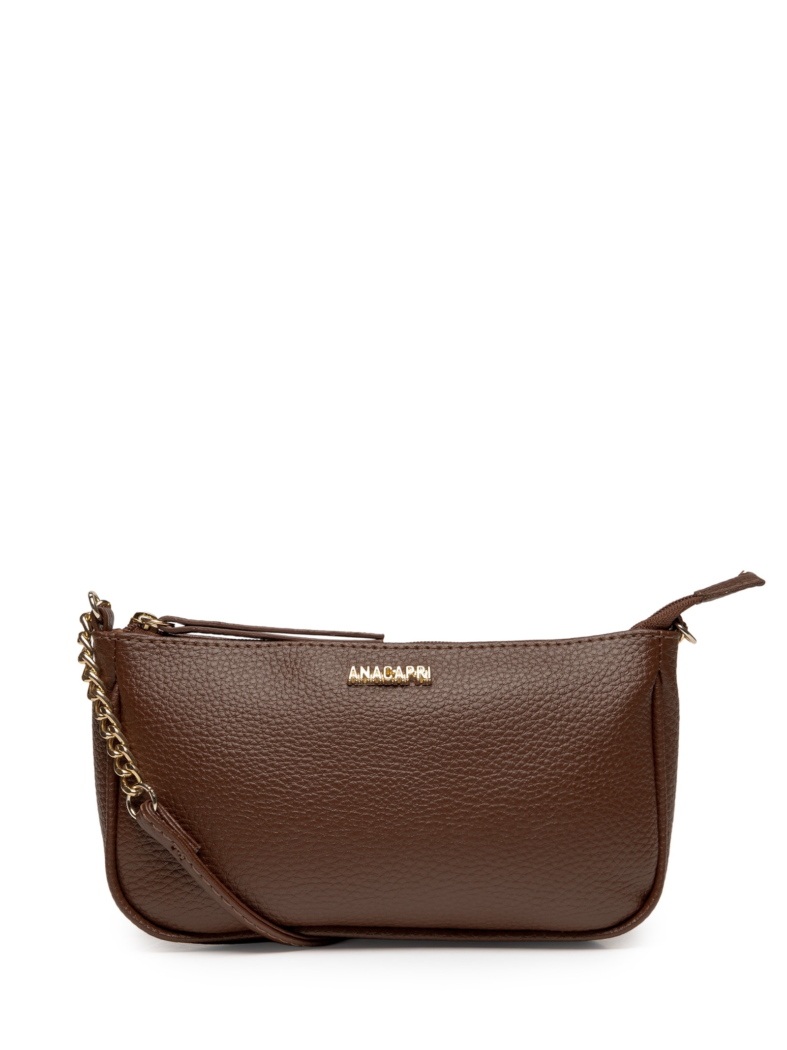 Bolsa Feminina Tiracolo Média Snake Marrom Anacapri
