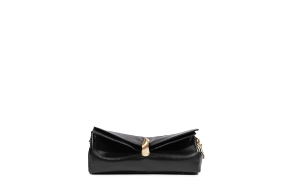 Bolsa Feminina Tiracolo Média Soft Calf - Preto