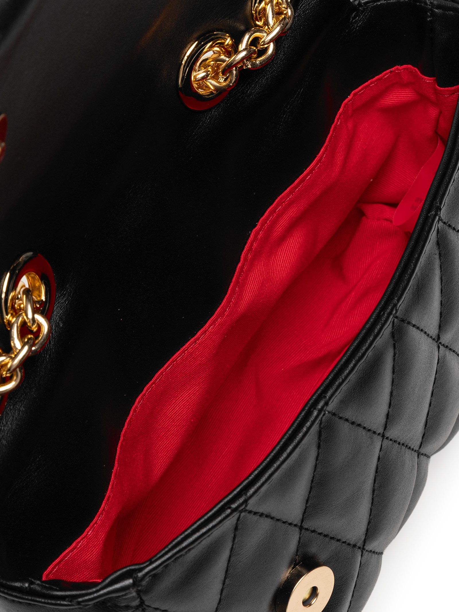 Bolsa Feminina Tiracolo Média Soft  Leather Ouro Preto Carrano