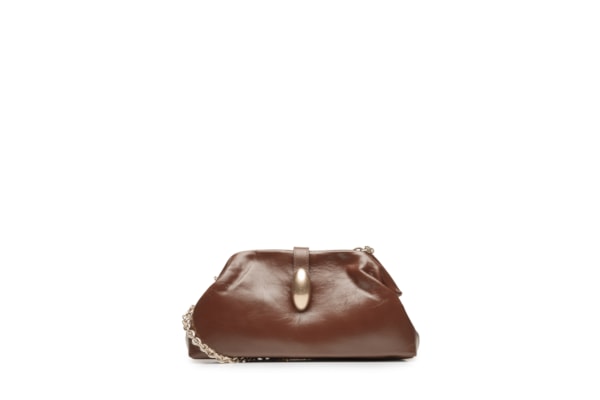 Bolsa Feminina Tiracolo Média Trento Walnut - Marrom