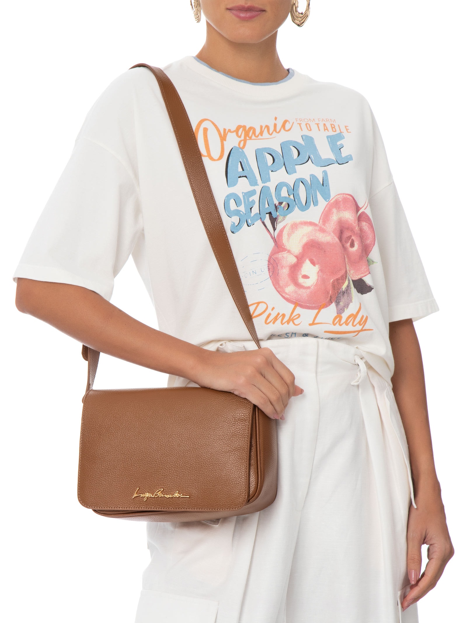Bolsa Feminina Tiracolo Média Viena – Marrom Luiza Barcelos