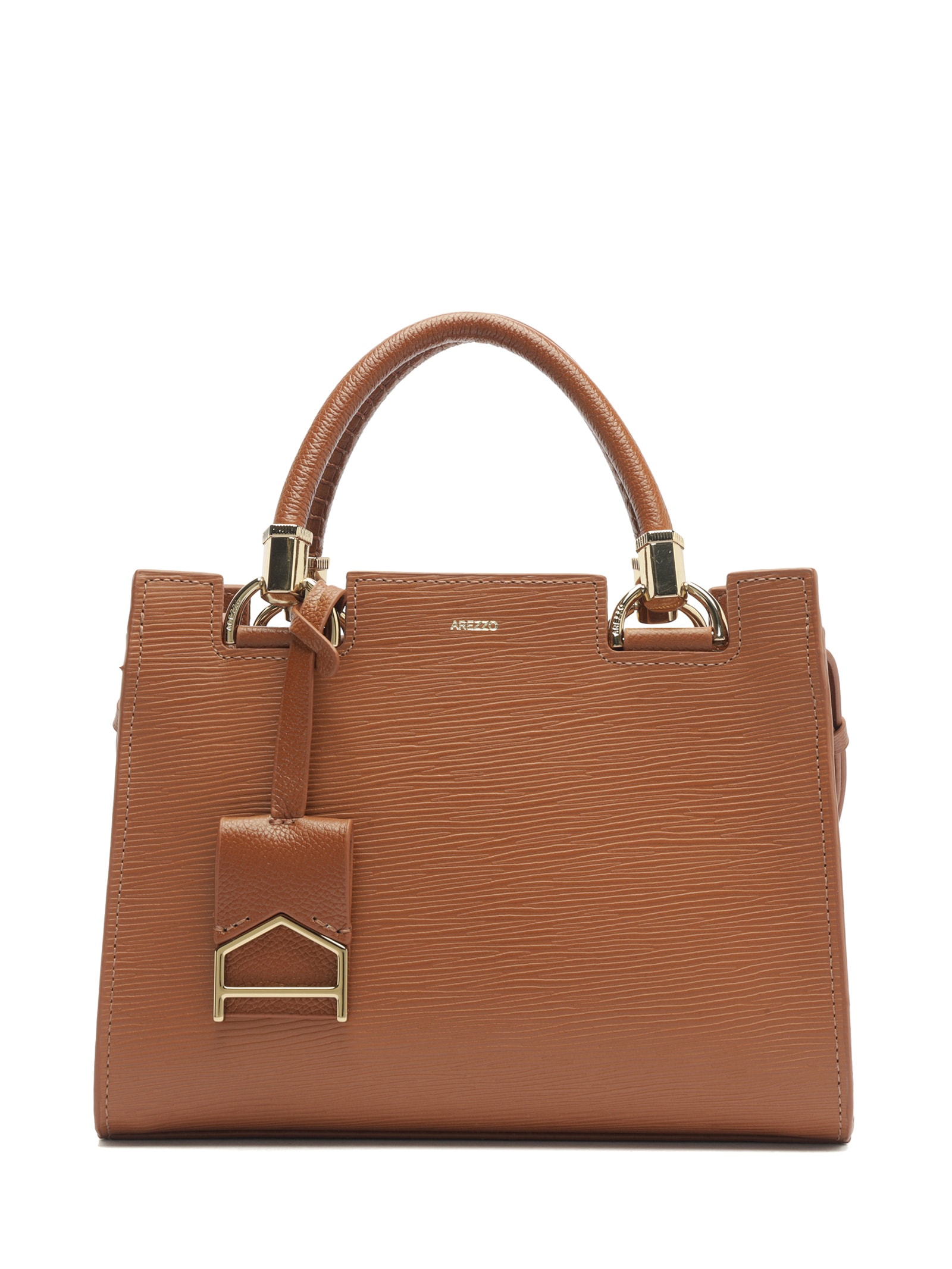 Bolsa Feminina Tiracolo Média Wave/Nap Marrom Arezzo