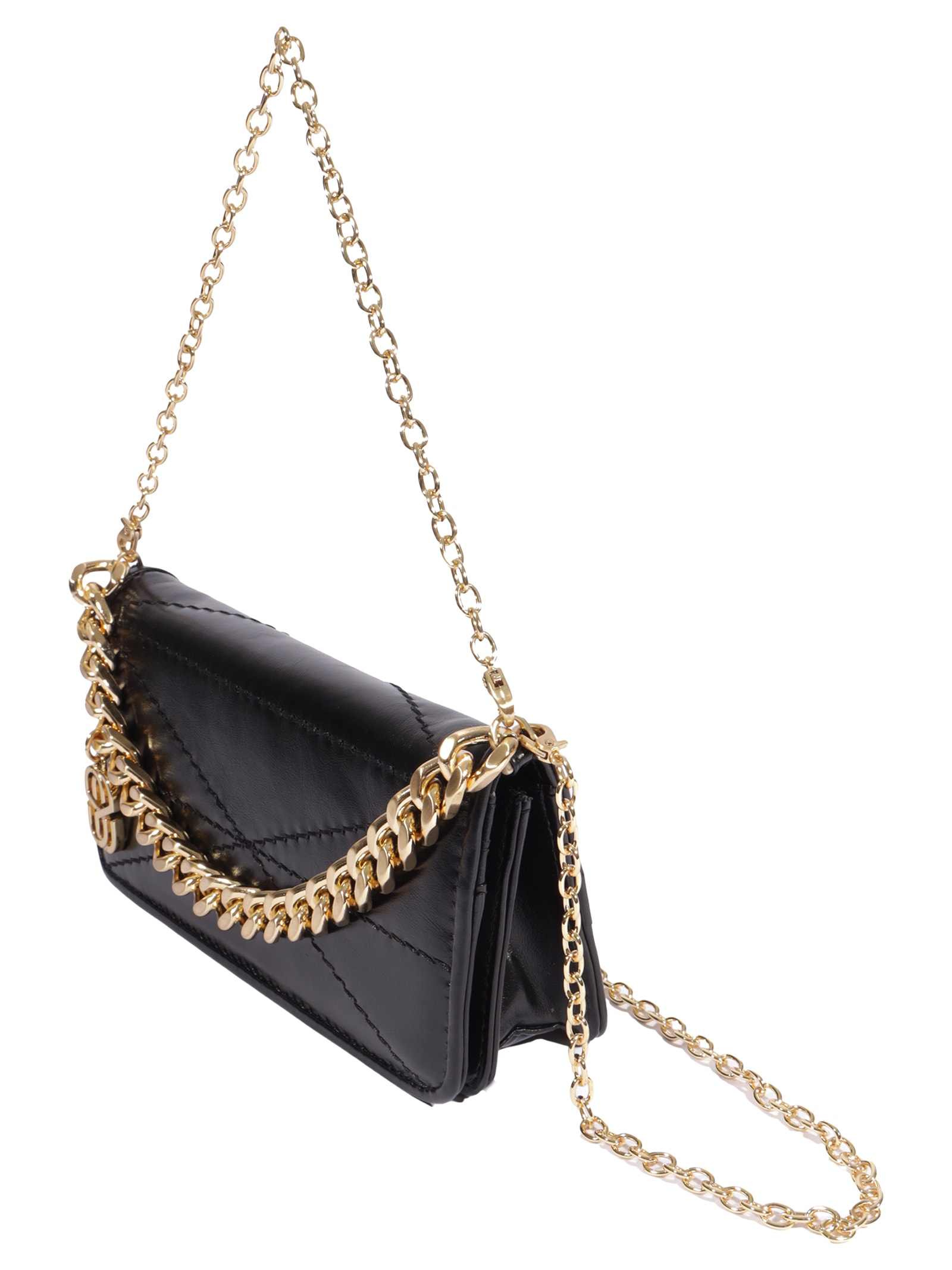 Bolsa Feminina Tiracolo Mika Pequena Couro Preto Schutz