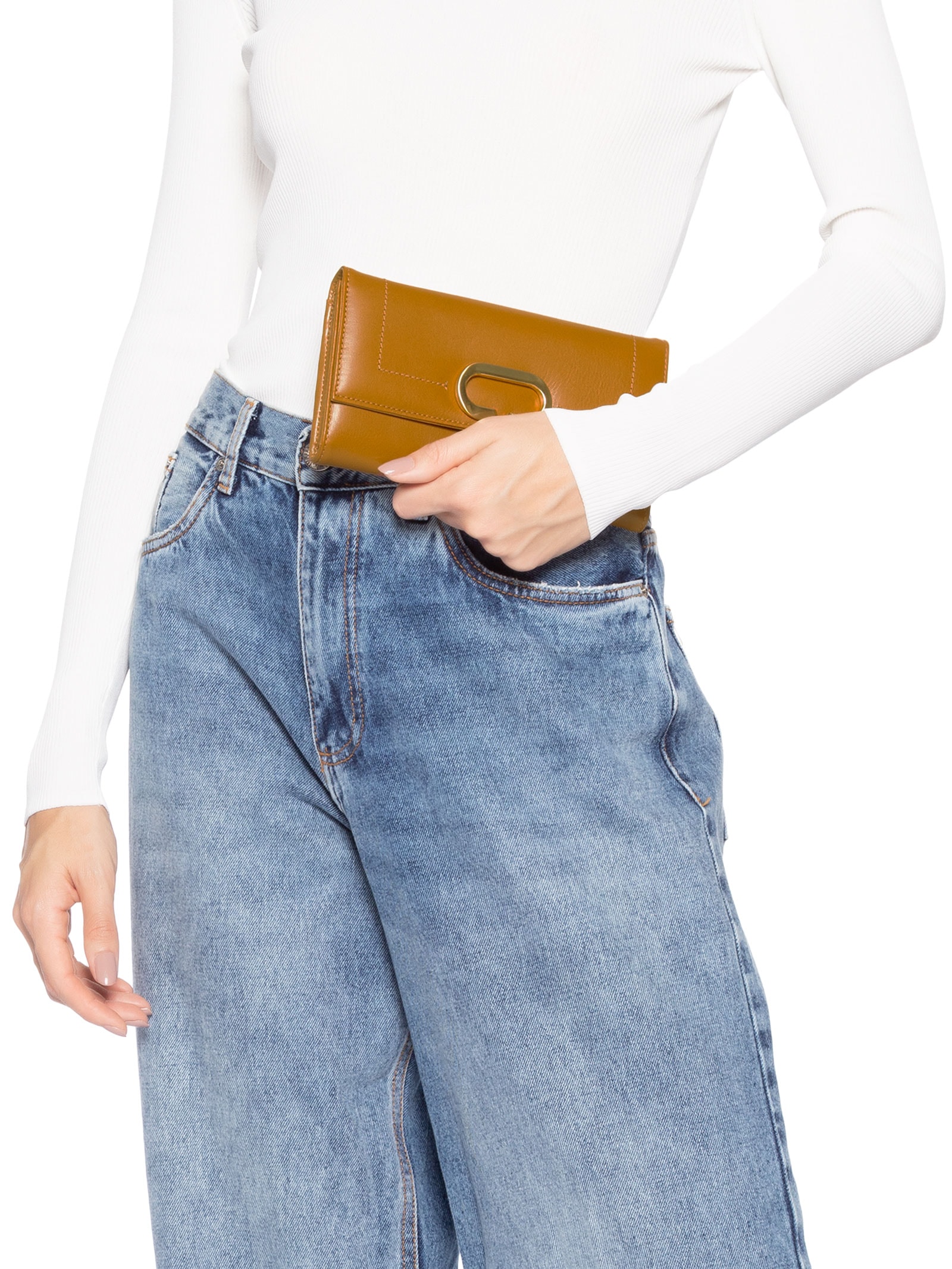 Bolsa Feminina Tiracolo Milly Pequena Marrom Vicenza