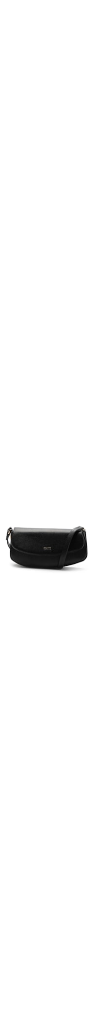 Bolsa Feminina Tiracolo Mini Baguette Esther Couro - Preto