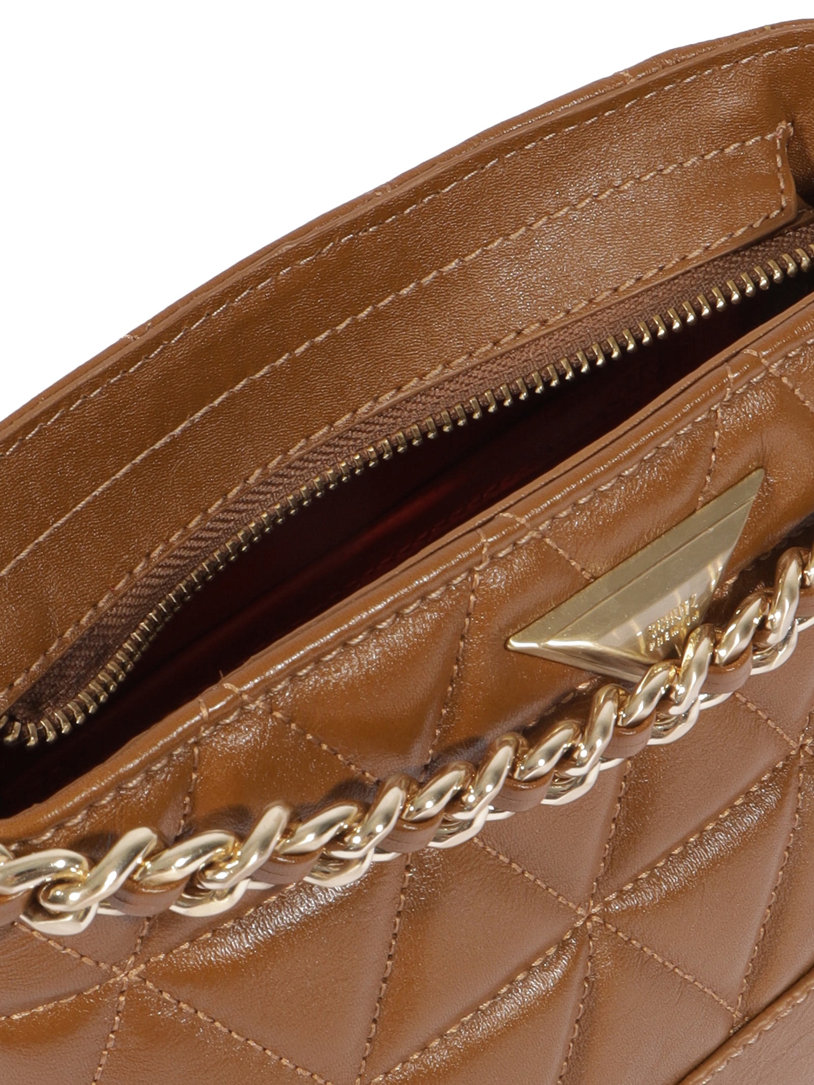Bolsa Feminina Tiracolo Mini Hobo 944 Couro Marrom Schutz