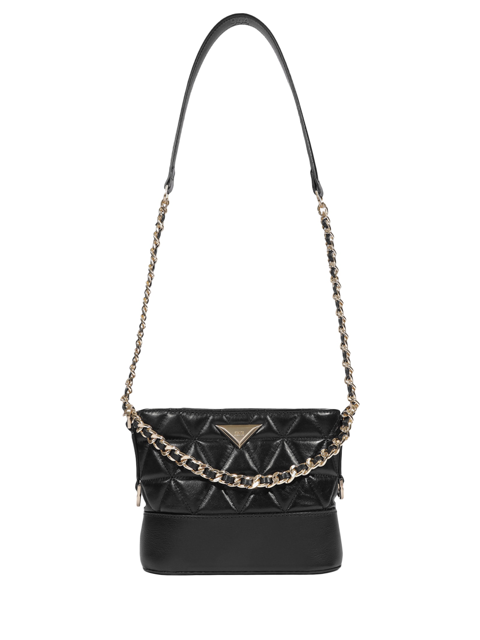 Bolsa Feminina Tiracolo Mini Hobo 944 Couro Preto Schutz