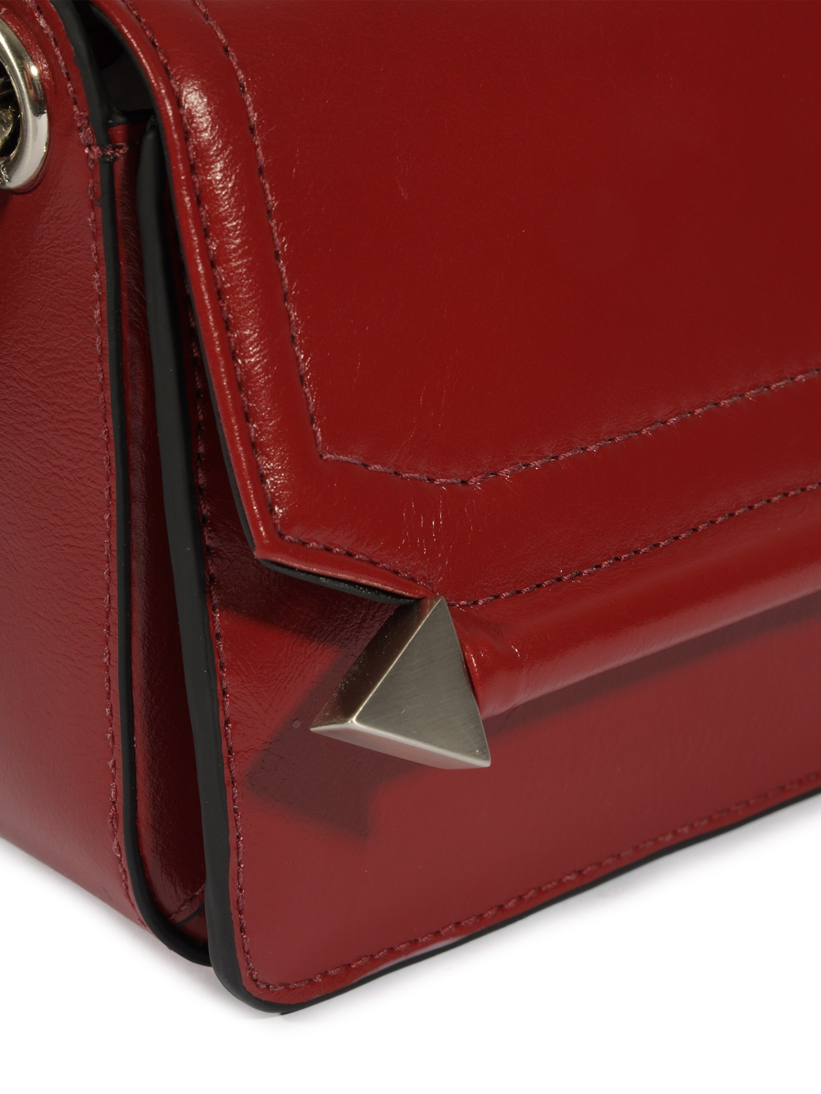 Bolsa Feminina Tiracolo Muse Pequena Couro Vermelho Schutz