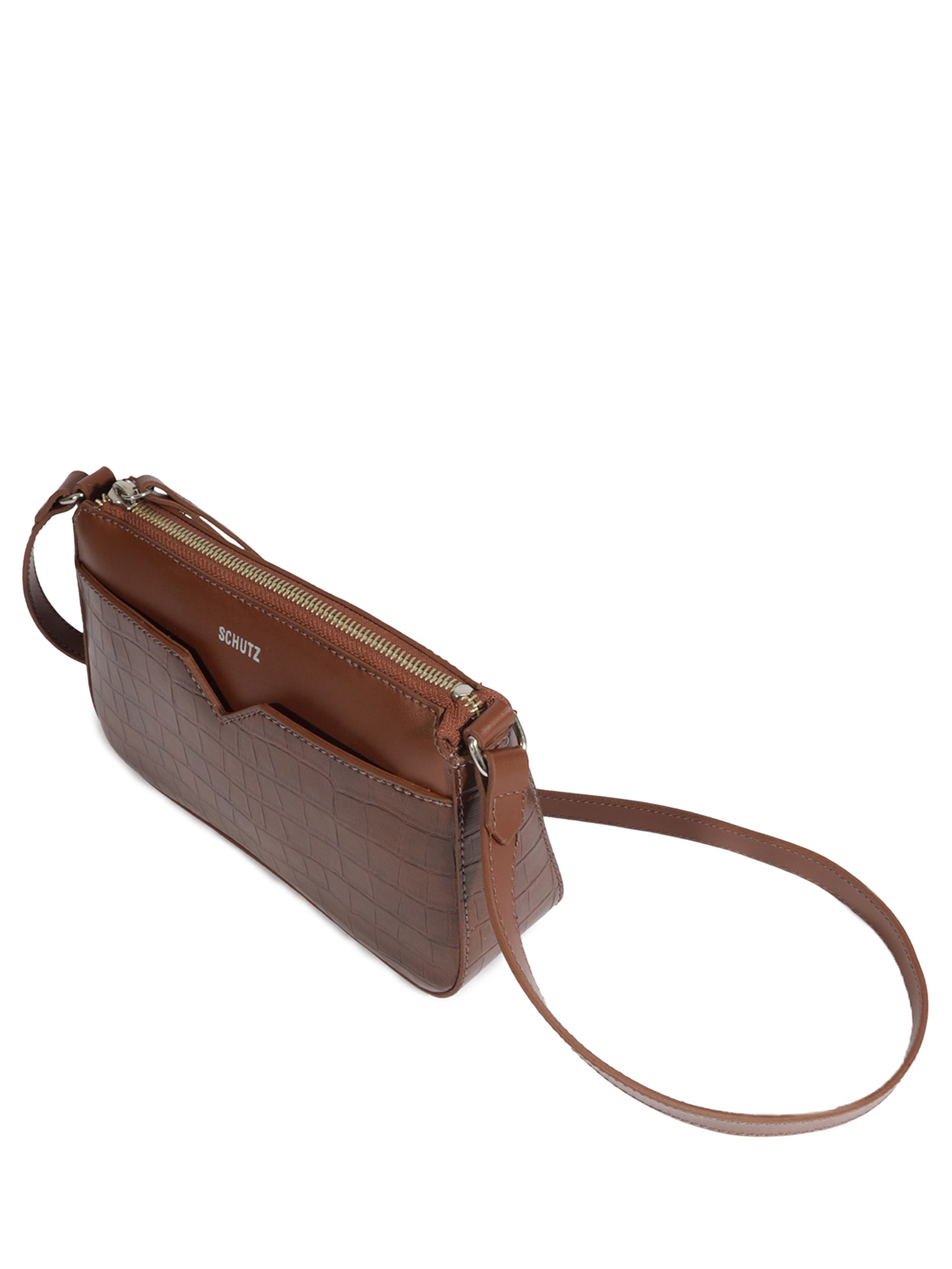 Schutz - Bolsa Feminina Tiracolo New Kora - Marrom