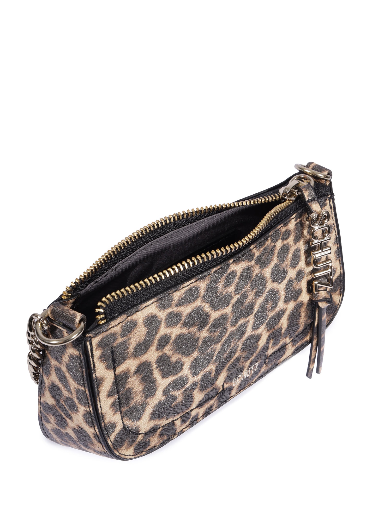 Bolsa Feminina Tiracolo Pequena Animal Print Schutz