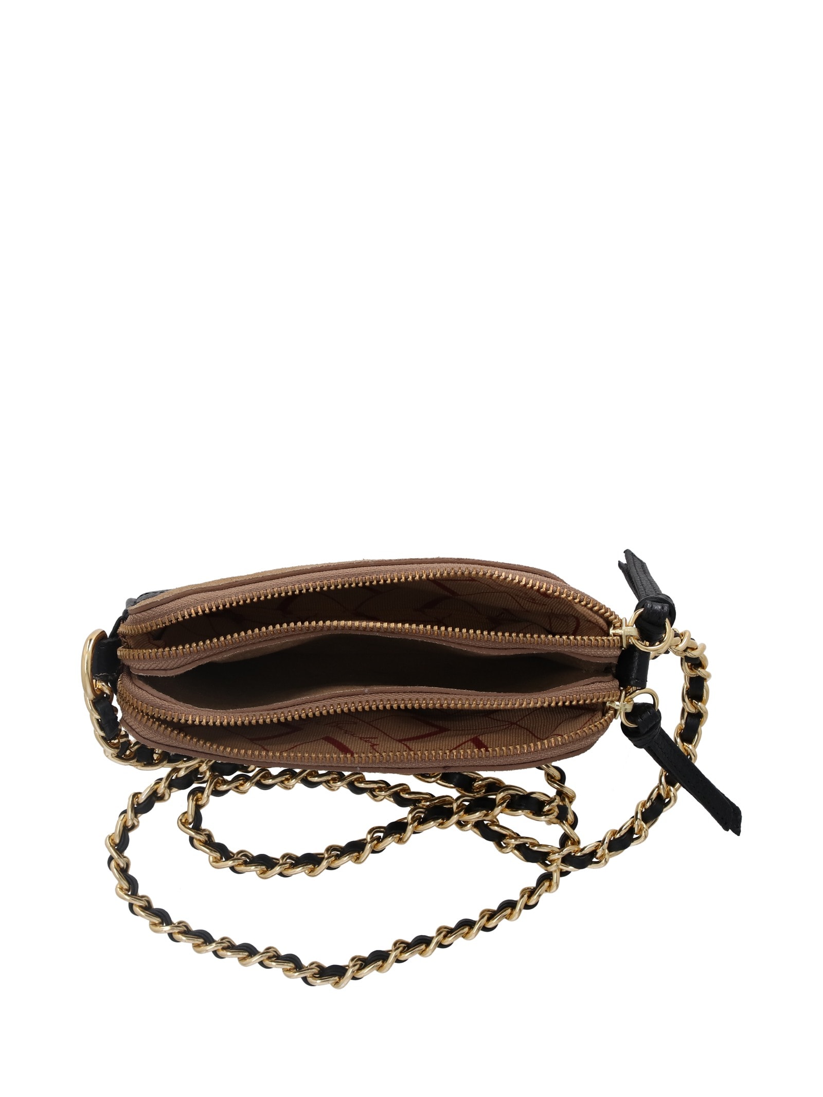 Bolsa Feminina Tiracolo Pequena Camurça Viena Preto Luiza Barcelos