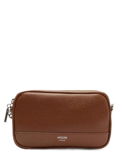 Bolsa Feminina Tiracolo Pequena Corrente Basic – Marrom