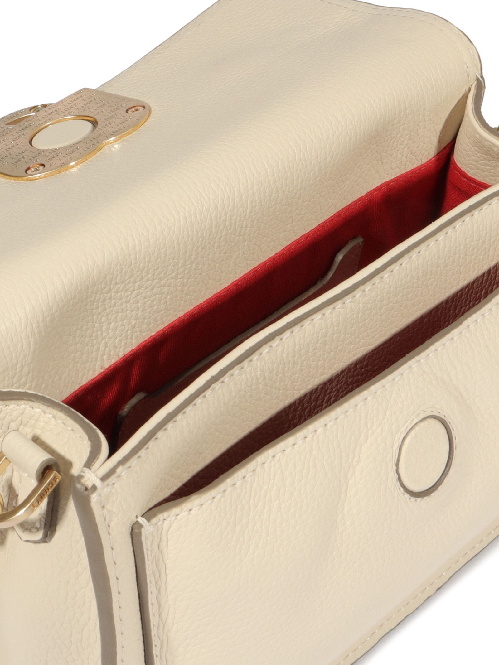 Bolsa Feminina Tiracolo Pequena Couro Branco Schutz