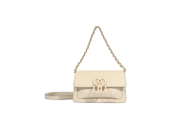 Bolsa Feminina Tiracolo Pequena Couro - Branco