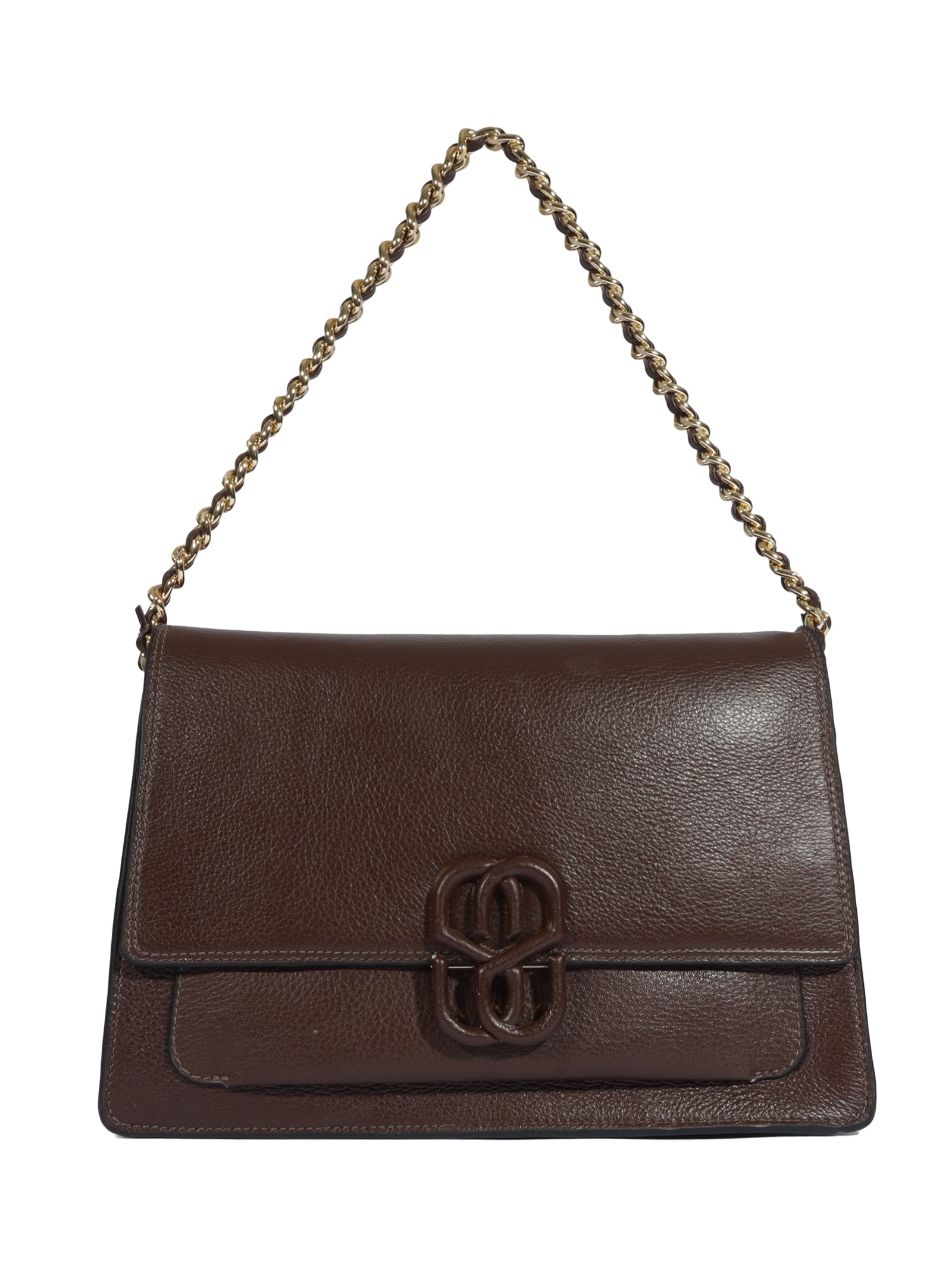 Bolsa Feminina Tiracolo Pequena Couro Marrom Schutz