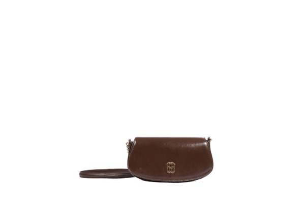Bolsa Feminina Tiracolo Pequena Couro - Marrom