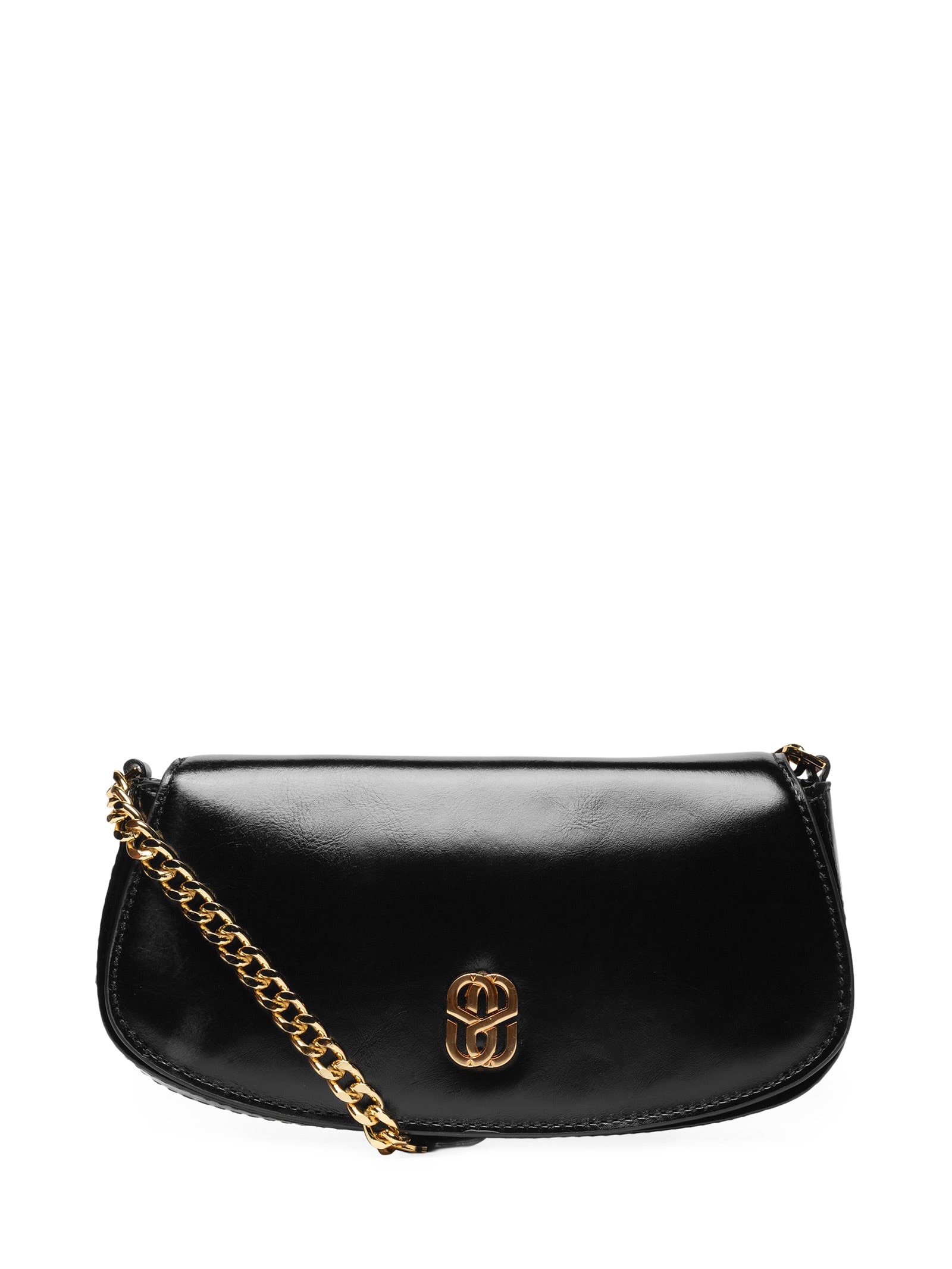 Bolsa Feminina Tiracolo Pequena Couro Preto Schutz