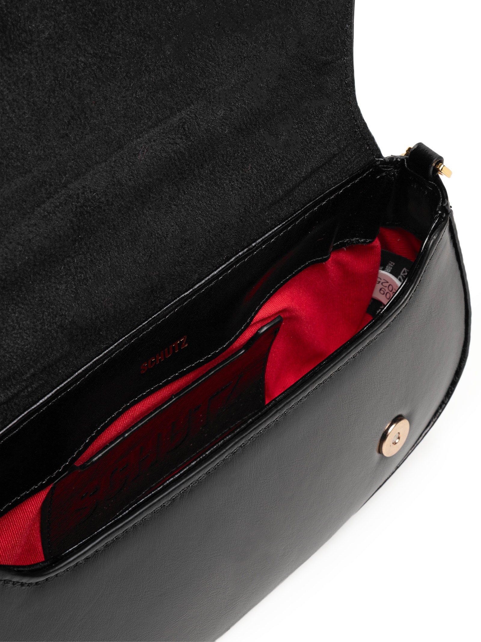 Bolsa Feminina Tiracolo Pequena Couro Preto Schutz