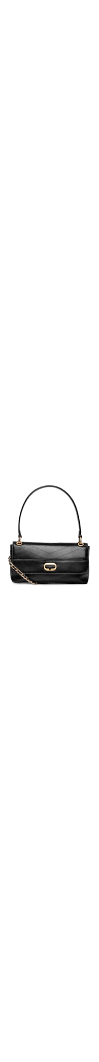 Bolsa Feminina Tiracolo Pequena Couro - Preto